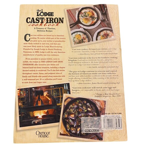 The Lodge Cast Iron Cookbook recipe book Treasury of timeless Delicious Recipes - Picture 2 of 4